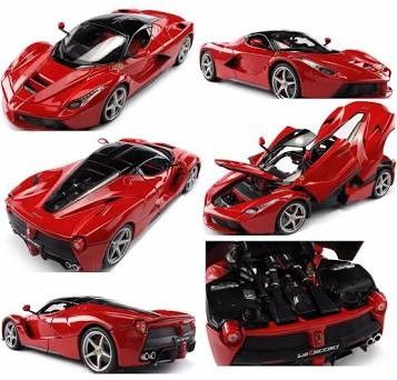 Bburago 1/18 diecast Ferrari LaFerrari, rare brand new red, toy car/collectible