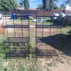 Metal shelves / rack's