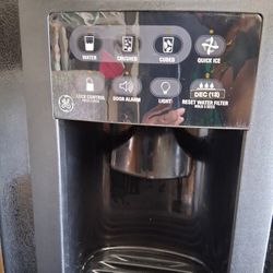 GE All Black Refrigerator 