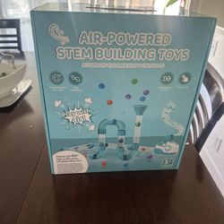 Air-Powered STEM Building Toy Set for Kids – 50+ Piece Educational Construction Toy, Rechargeable, Ages 3+
