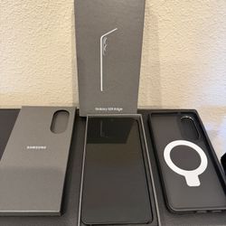 Samsung Galaxy S25 EDGE 256GB Factory Unlocked - LIKE New With Case + Glass