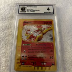 2003 Moltres Holo Graded Rare