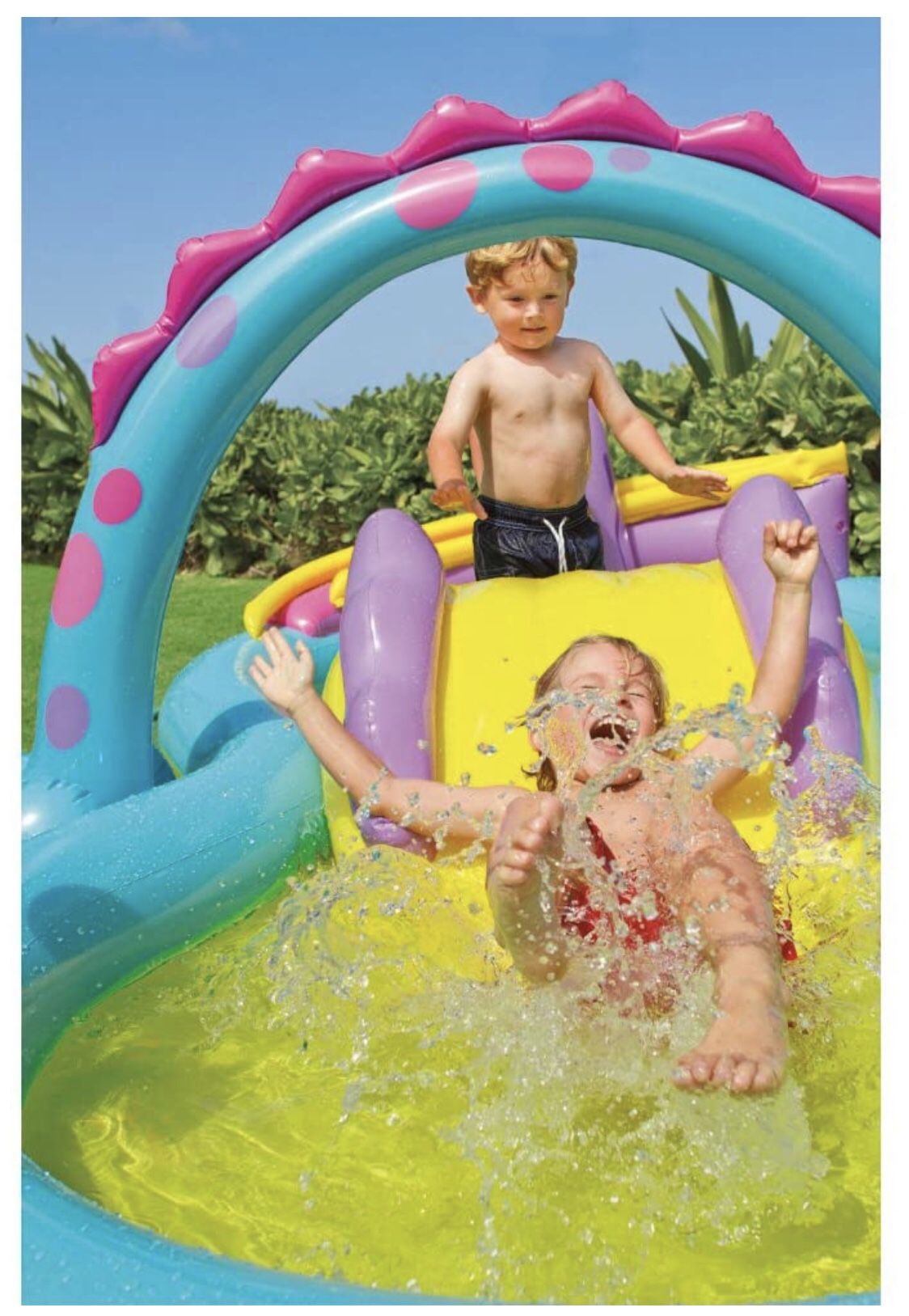 Intex Dinoland Inflatable Pool Dino Paddling Pool Intex Dinoland
