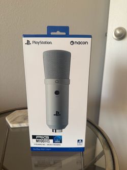 Nacon RIG M100 HS Streaming Microphone for PS5/PS4, Brand New in Box