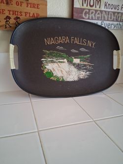 "RARE" 1970's Niagara Falls N.Y. Graphic Serving Tray