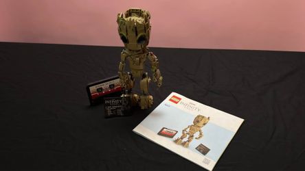 LEGO Marvel I Am Groot 76217 Complete Retired Set + Display