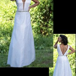 New With Tags Size 20 Adagio by Karishma Creations Wedding Dress $245