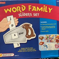 Word Family Slider Set Lakeshore Learning Activity