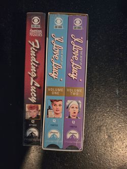 I LOVE LUCY VHS tapes