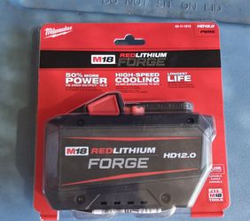 Milwaukee 12AH forge battery