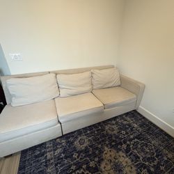 West Elm Beige Couch 