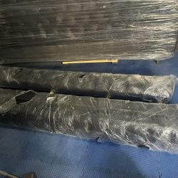 Black Fabric Bedframe 