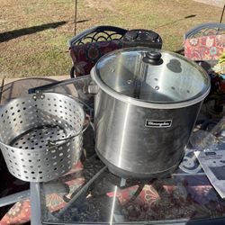 Electric Turkey Fryer/Seafood Boiler