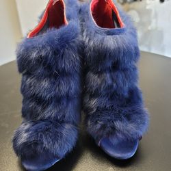 Fur CHARLES JOURDAN Heels 