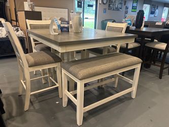 New 6pc Counter Height Dining Set