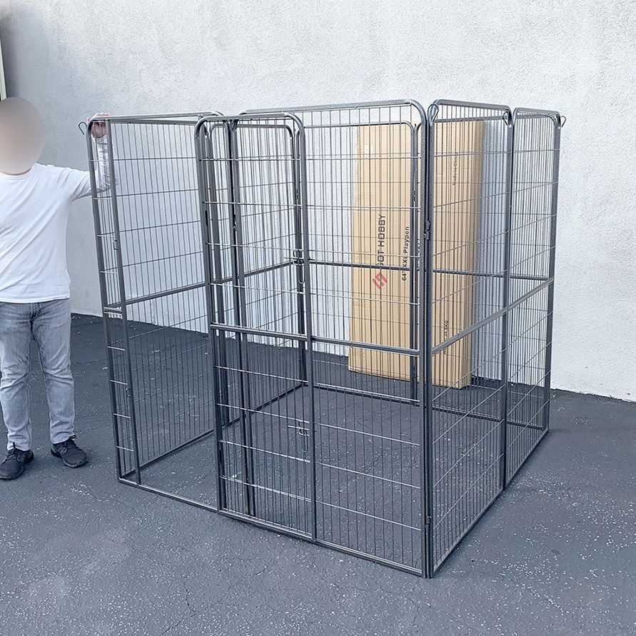 (New) $145 Heavy Duty 5x5x5ft Large Dog Playpen Crate Kennel Exercise Gate