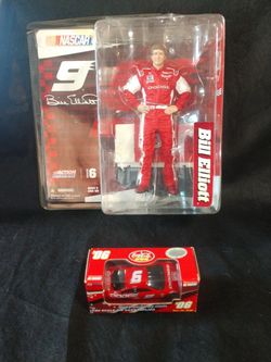 Bill Elliot car and figure