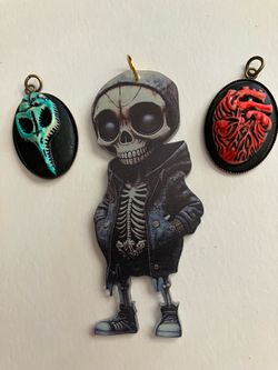 Creepy Charm Pendant Bundle - Halloween Jewelry
