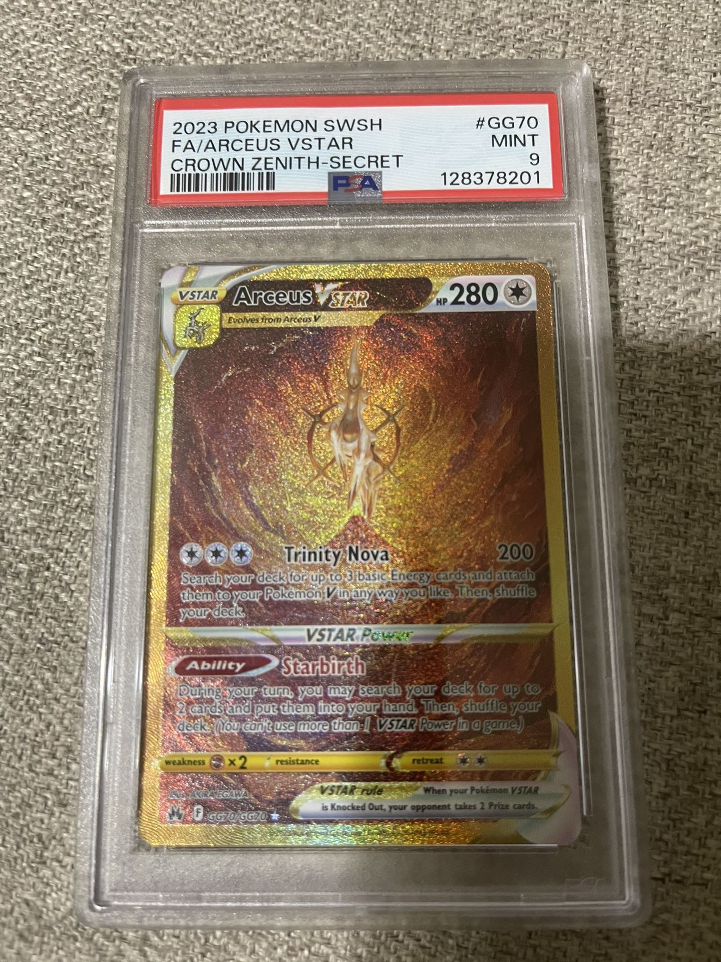 Arceus VSTAR PSA 9