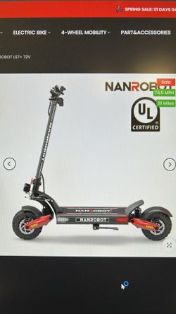 Nanrobot D7 PLUS scooter