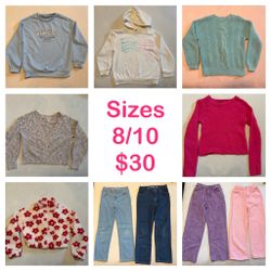 Girls Clothes Size 8/10 (mostly 10)