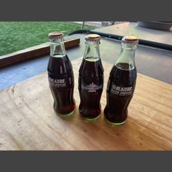 Antique Clyde Drexler Coke Bottles 