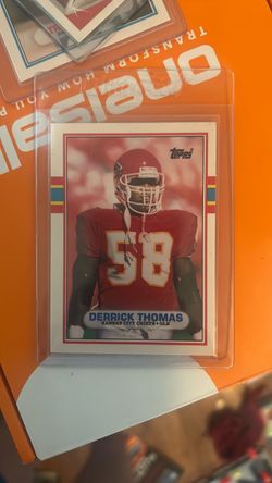 1989 Topps Traded Derrick Thomas Rookie Card #90T Kansas City Chiefs RC HOF