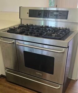 Frigidaire two ovens gas stove