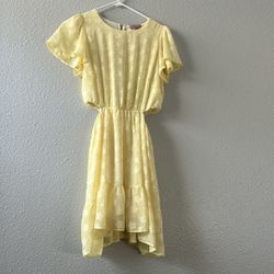 Yellow Flowy Dress 