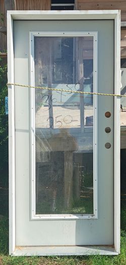 Nice 36x80 Full Glass Exterior Door
