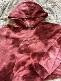 Bebe Crop Velour Sweatshirt - Women’s medium