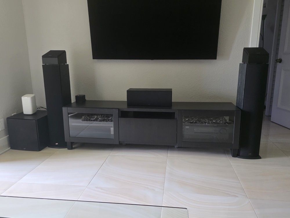 7.2 Onkio Dolby Atmos Home Theater With Polk Speakers
