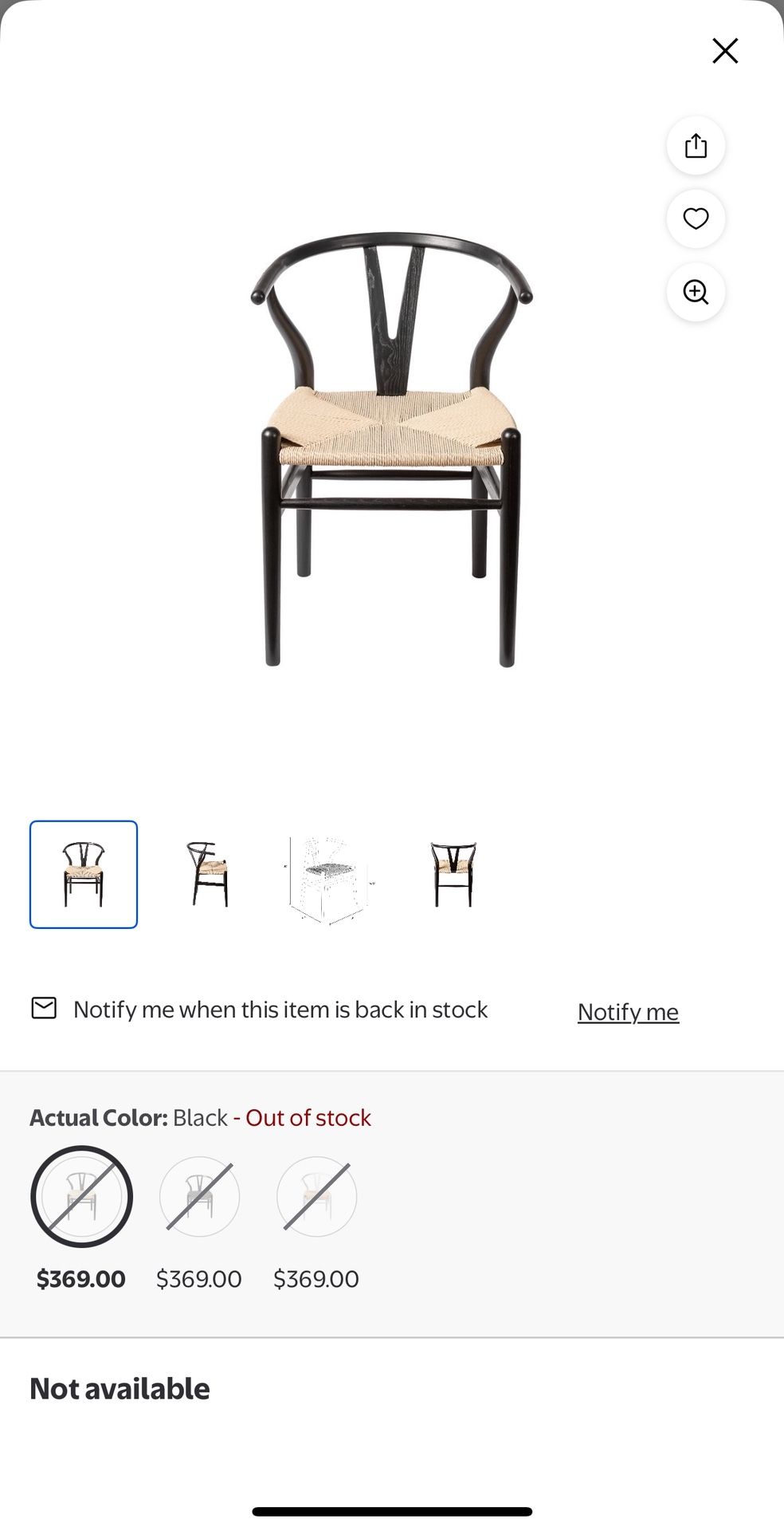 Wishbone Dining Chair Set Of 4