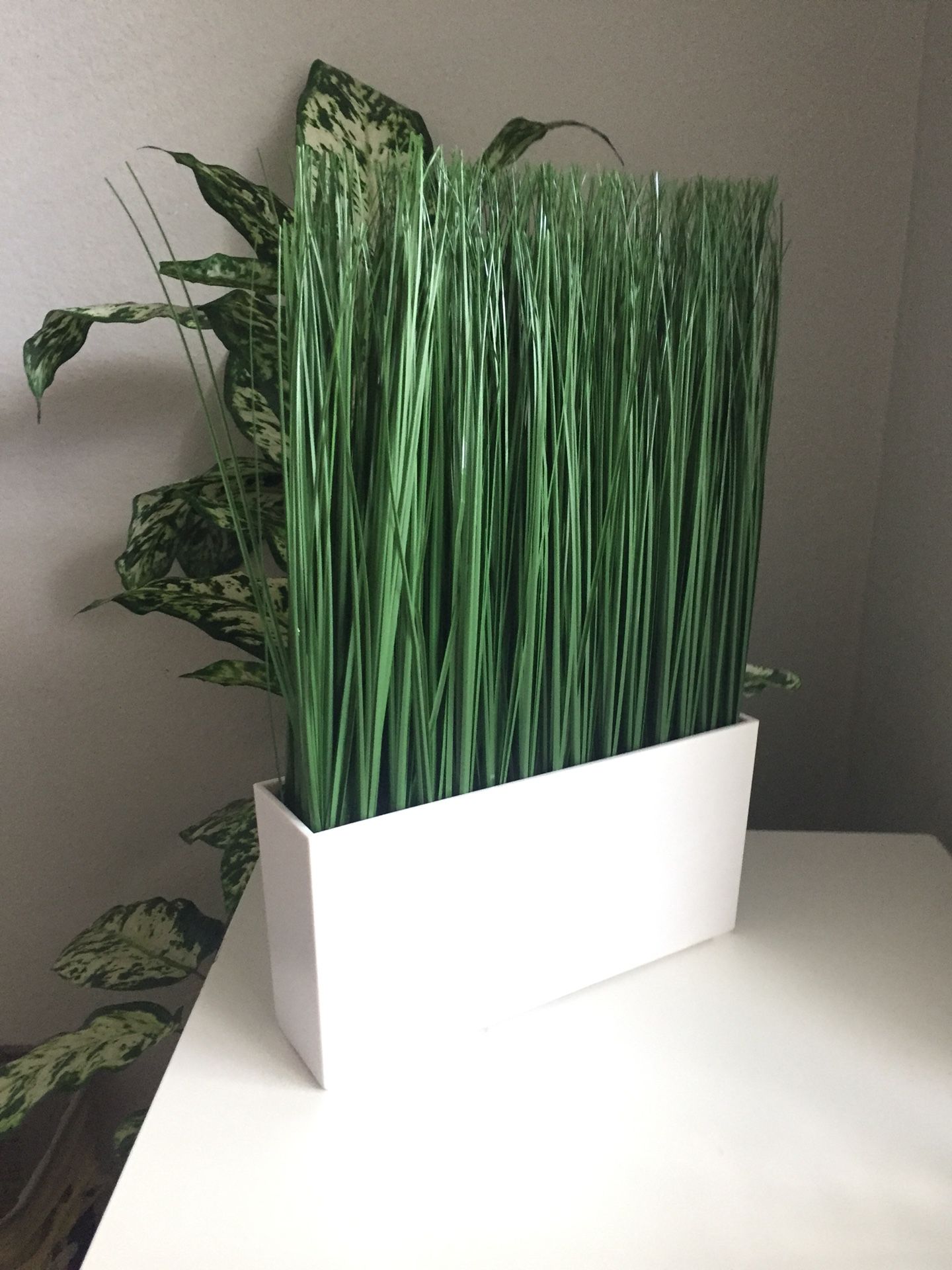 IKEA tall grass fake plant