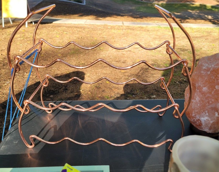 Rose Gold Wine Rack