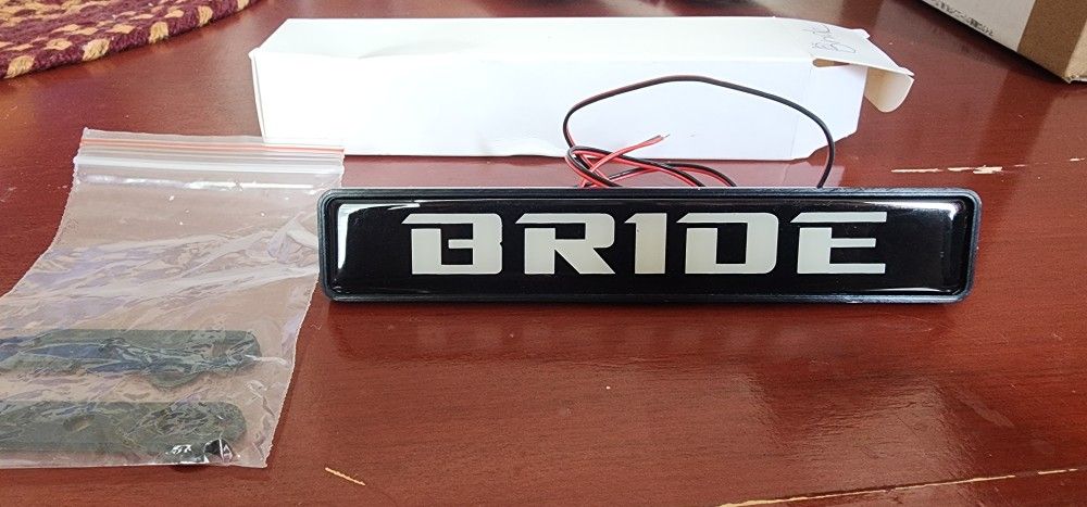 Bride Lighted Grill Badge Many Other Cars Available SHIPPING AVAILABLE 