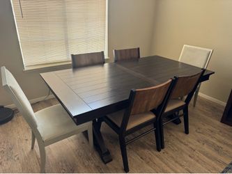 Dining Table Wood Extendable