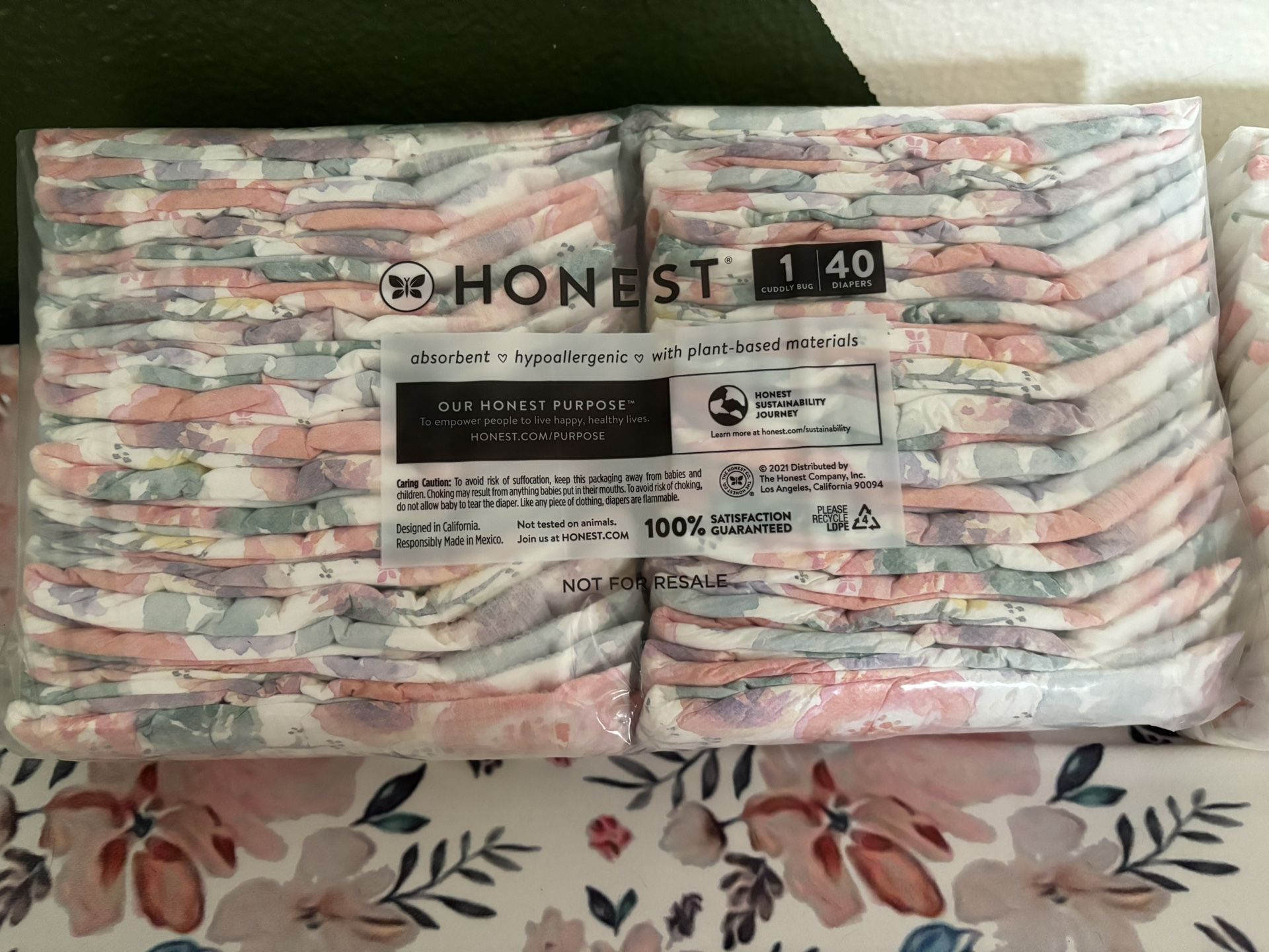 Honest Diapers Size1