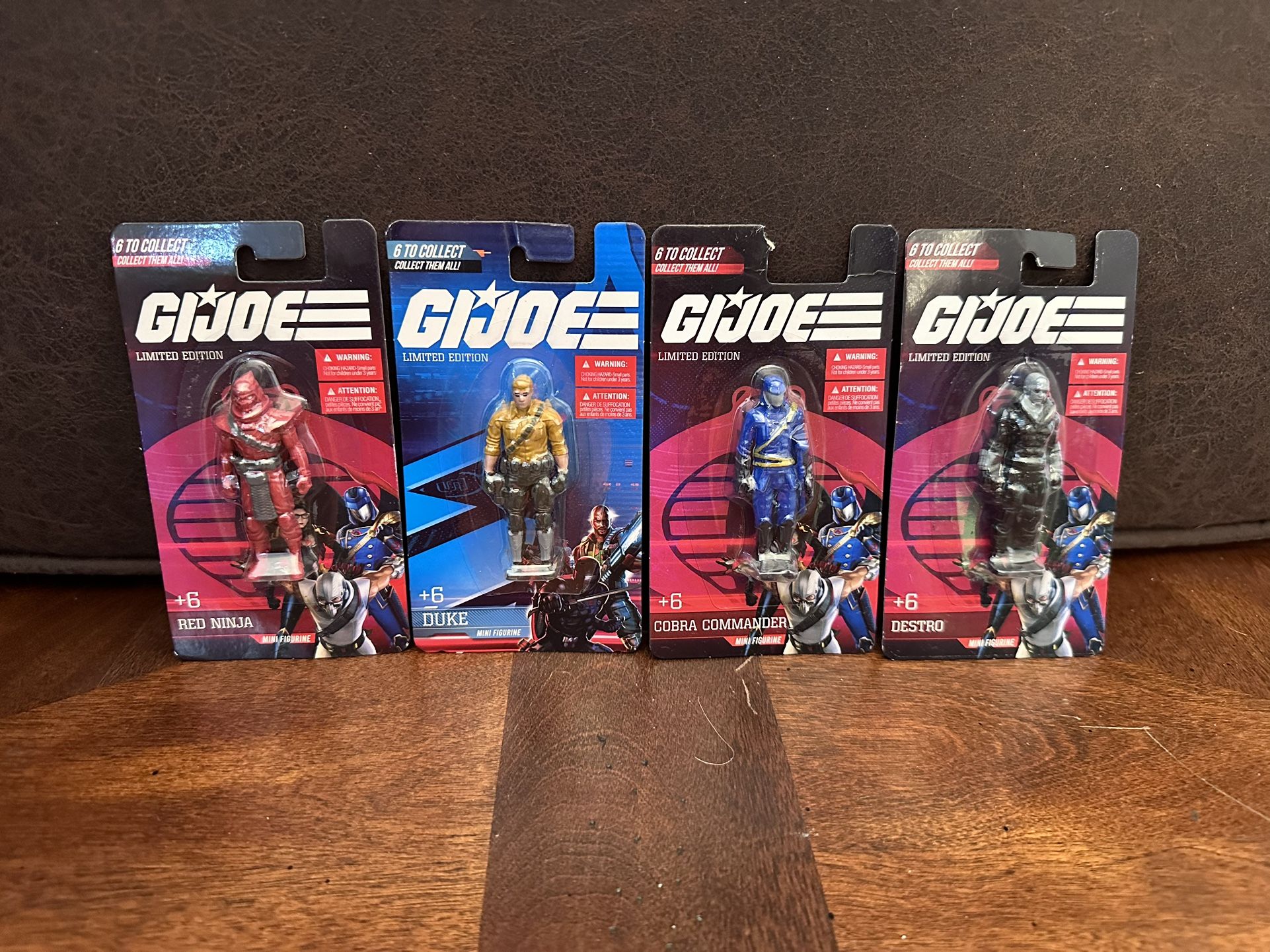 G.I. Joe Collectible Action Lot, 4 Items Included