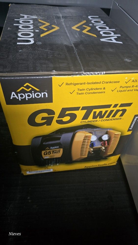 Appion G5 Twin Recovery Machine Brandnew