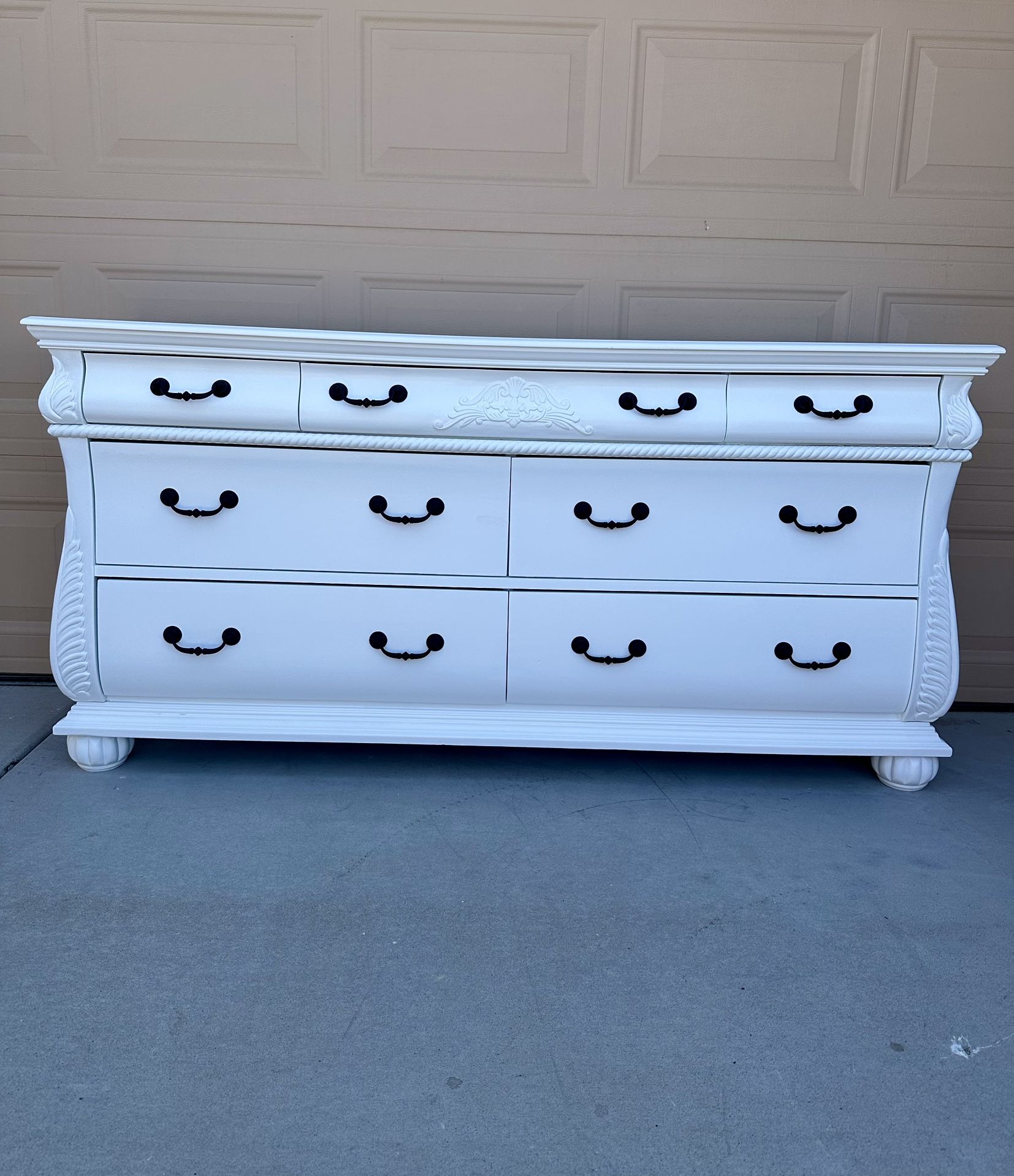 White 7-Drawers
