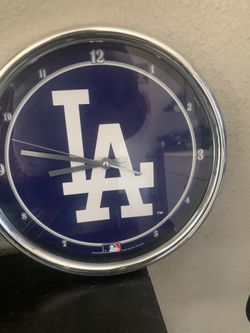 Like New La Dodgers Clock 