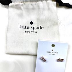 Kate Spade Ready Set Bow Earrings - New With Bag
