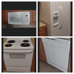 White kitchen appliance sets