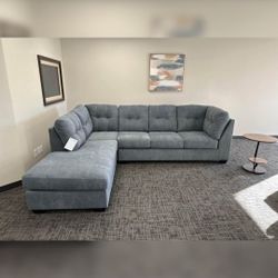 MARLETON DENIM 2-PIECE SECTIONAL WITH CHAISE