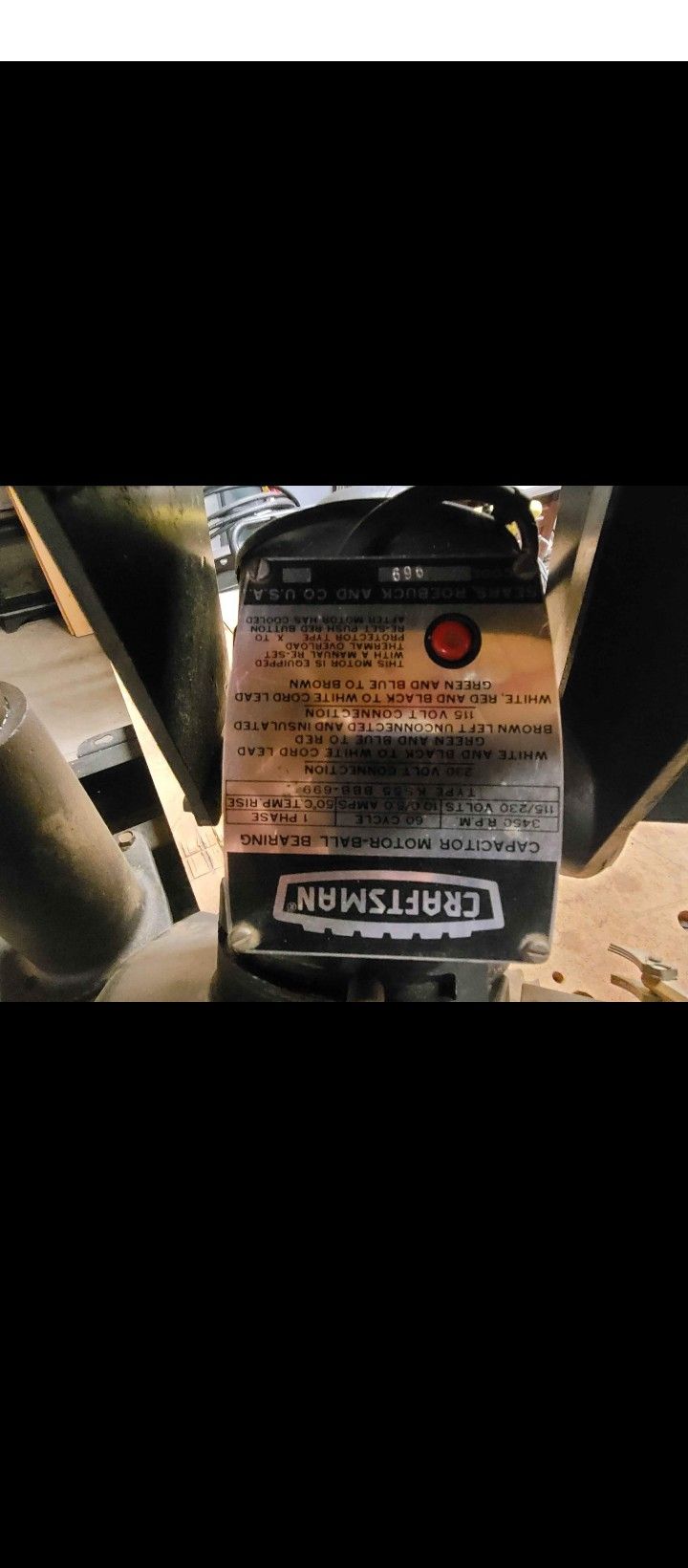Craftsman Bevel Sliding Saw And Stand