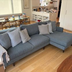Room & board Jasper sofa with chaise
