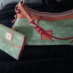Dooney And Bourke Purse With Matching Wallet