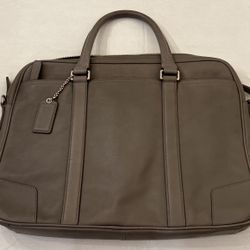 Vintage Coach Leather Messenger And Laptop Bag 