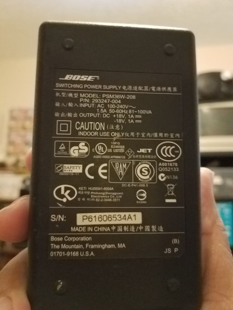 Bose Switching Supply
